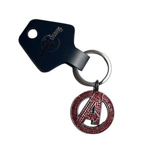Universal Studios Marvel Avengers Logo Bling Keychain